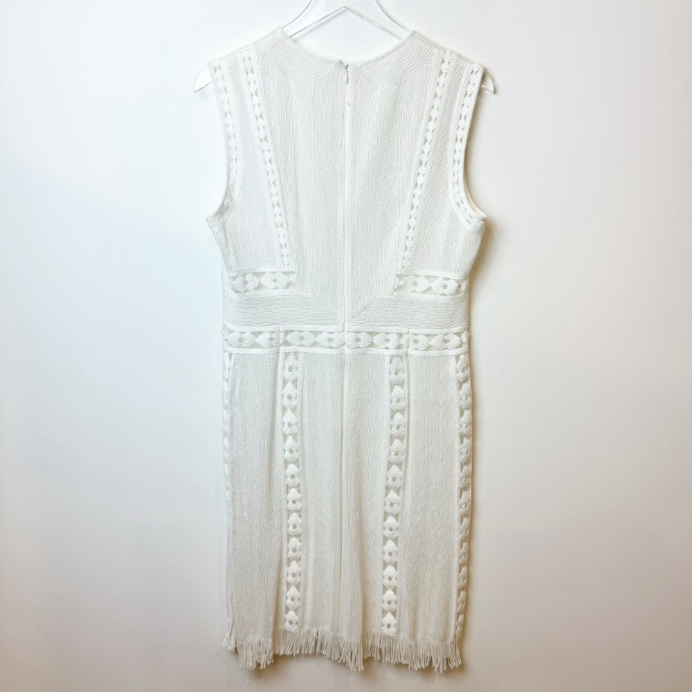 Kobi Halperin | Amani Fringe Hem Dress in White - Picture 6 of 8